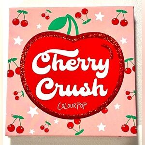 ColourPop Cherry Crush 9 Color Eyeshadow Red Pink Palette